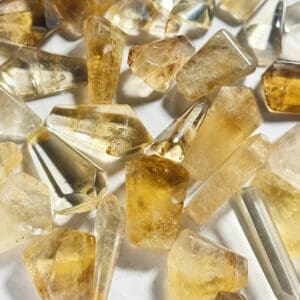 Citrine and Rose Quartz